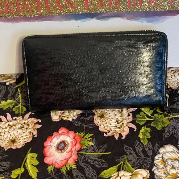 AUTH Gucci King Snake Black Long Zip wallet - Picture 8 of 16
